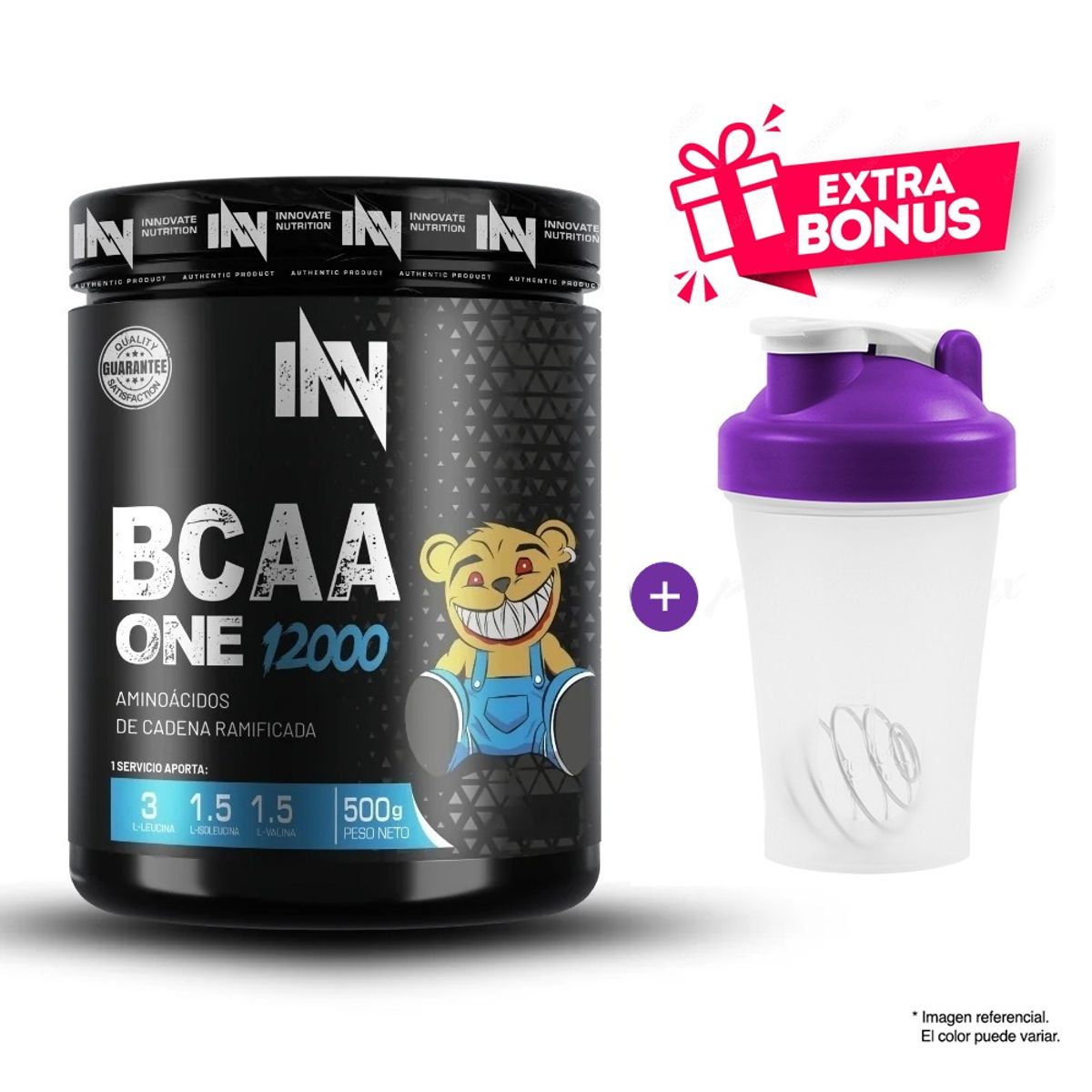 UNIVERSE NUTRITION - BCAA 12000 de 500 GRAMOS FRUIT PUNCH INNOVATION NUTRITION