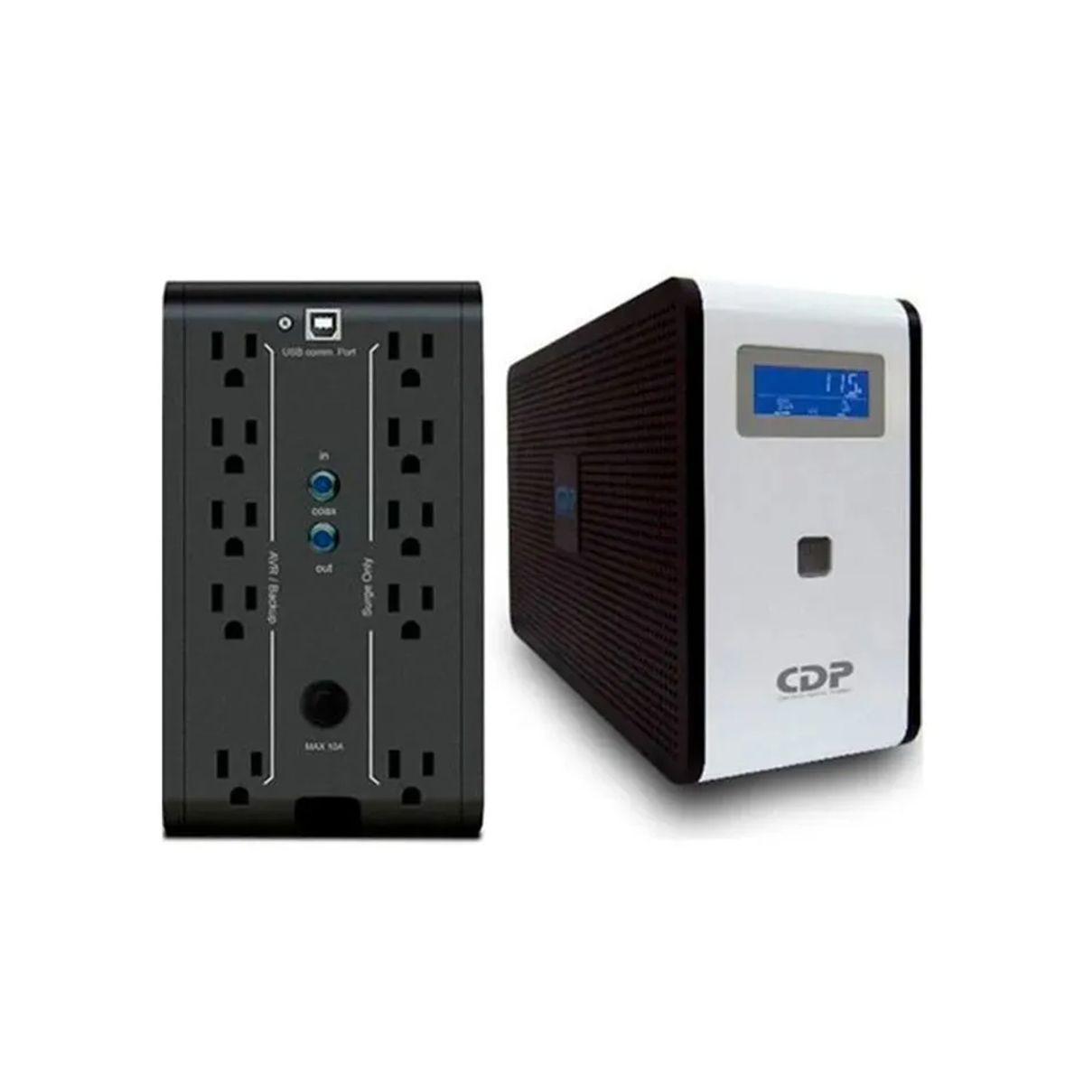 CDP - Ups Interactivo Chicago Digital Power R-Smart 751I 750Va 375W - Protección Eficiente Par