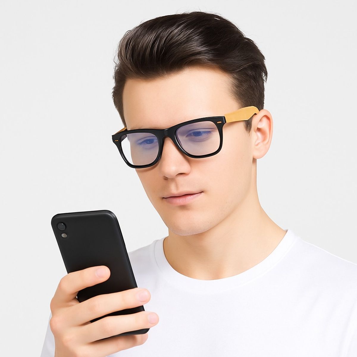 GENERICO - Lentes Con Filtro Azul Negros Modelo Clásico