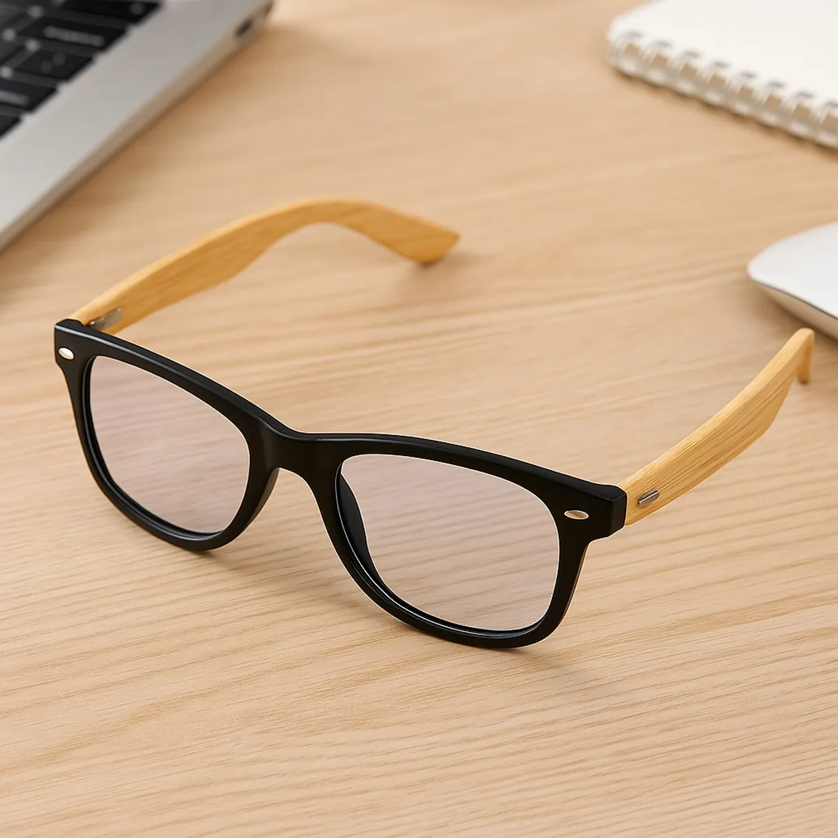 GENERICO - Lentes Con Filtro Azul Negros Modelo Clásico