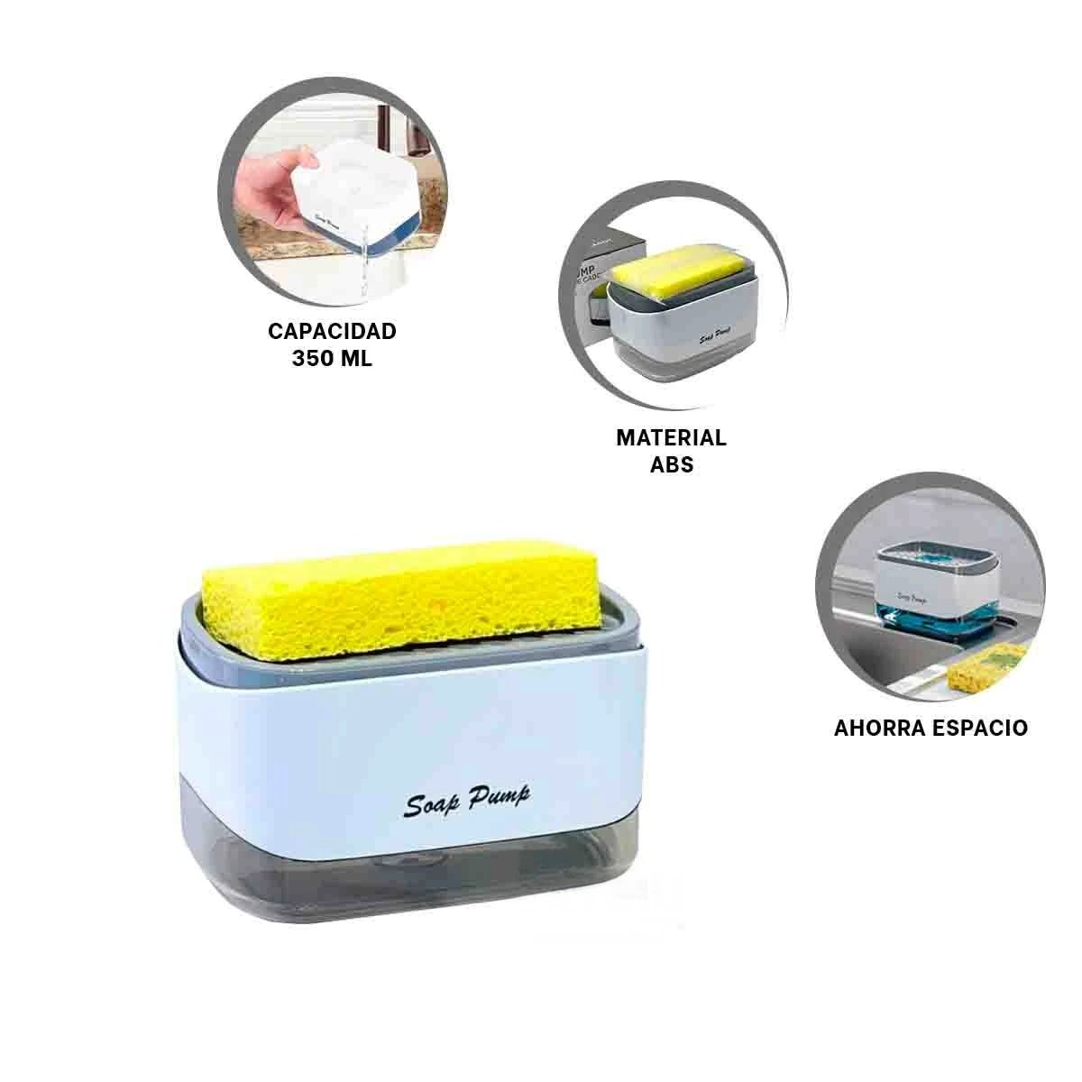 GENERICO - Pack4 Expendedor Util de Jabon Blanco Y+Papel de Regalo