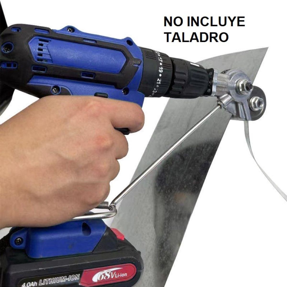 GENERICO - Cortador De Placas - Metal - Acero Adaptador Para Taladro