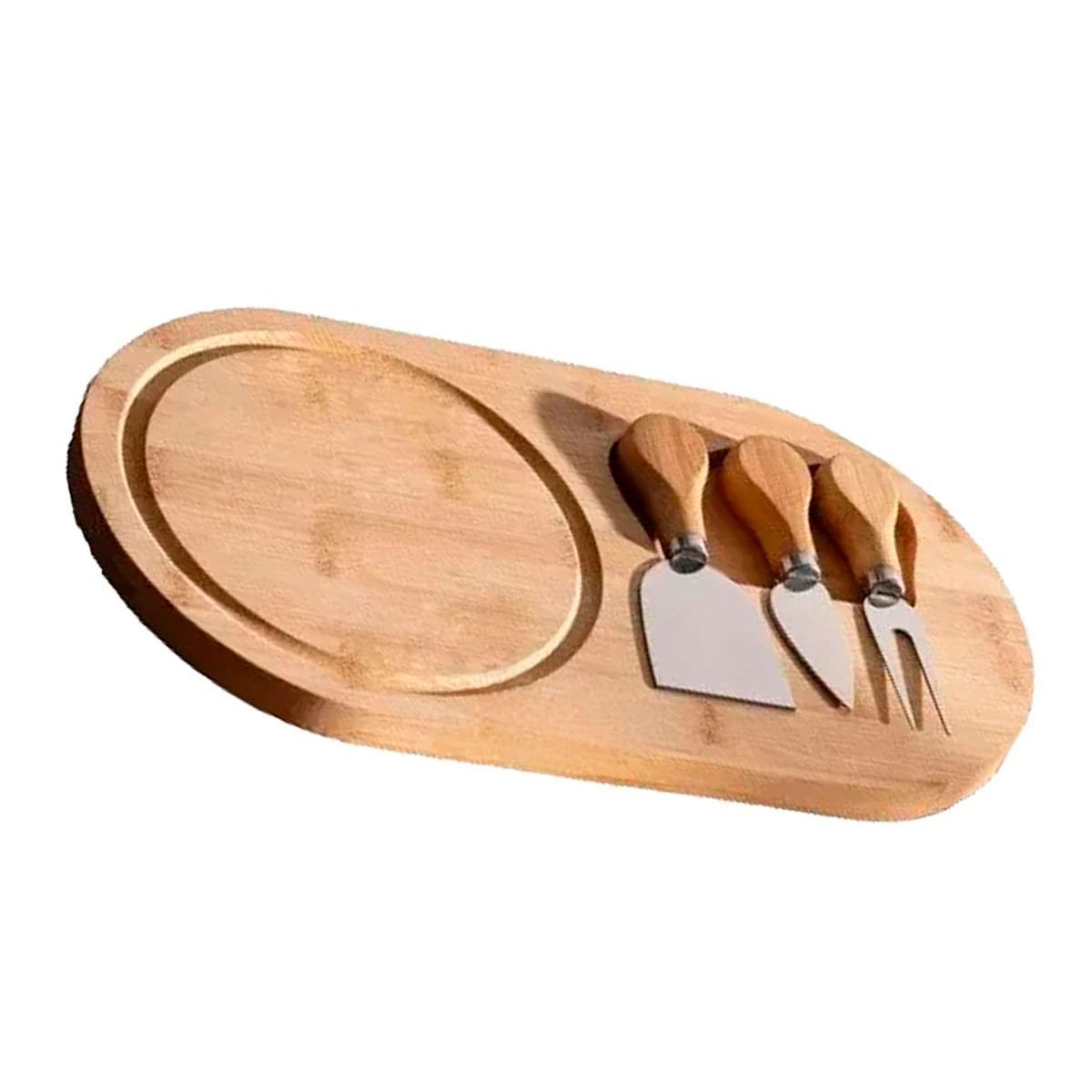 GENERICO - Pack6 Tabla de Servir Quesos Madera Y+Regalo Stickers