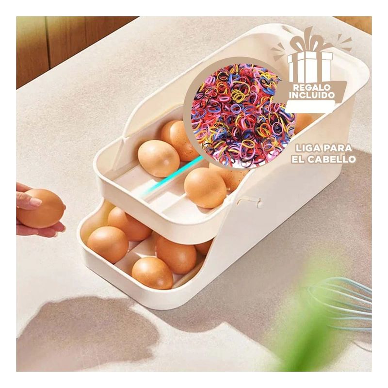 GENERICO - Pack12 Contenedor con 2 Niveles Multiuso Y+Ligas de Regalo