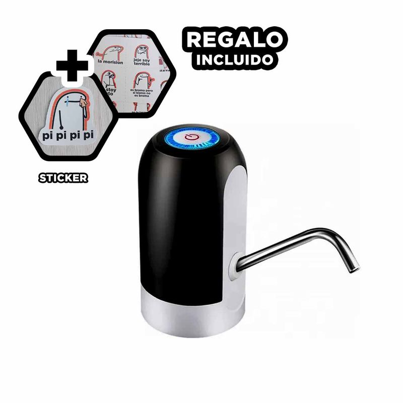 GENERICO - Equipo para Agua de Cocina Negro Y+Regalo Stickers