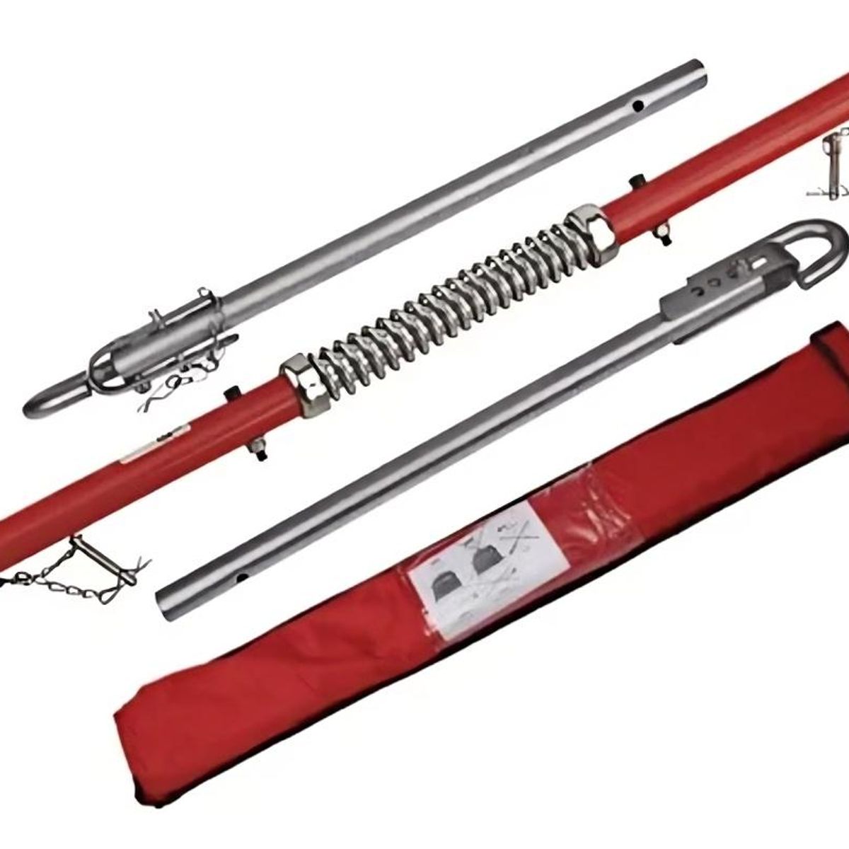 QUICK - Barra Remolque Con Amortiguador 18 Metros 2 Toneladas