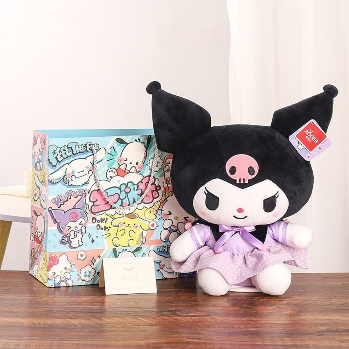 TIOZONEY - 38cm Peluches de personajes de Kuromi