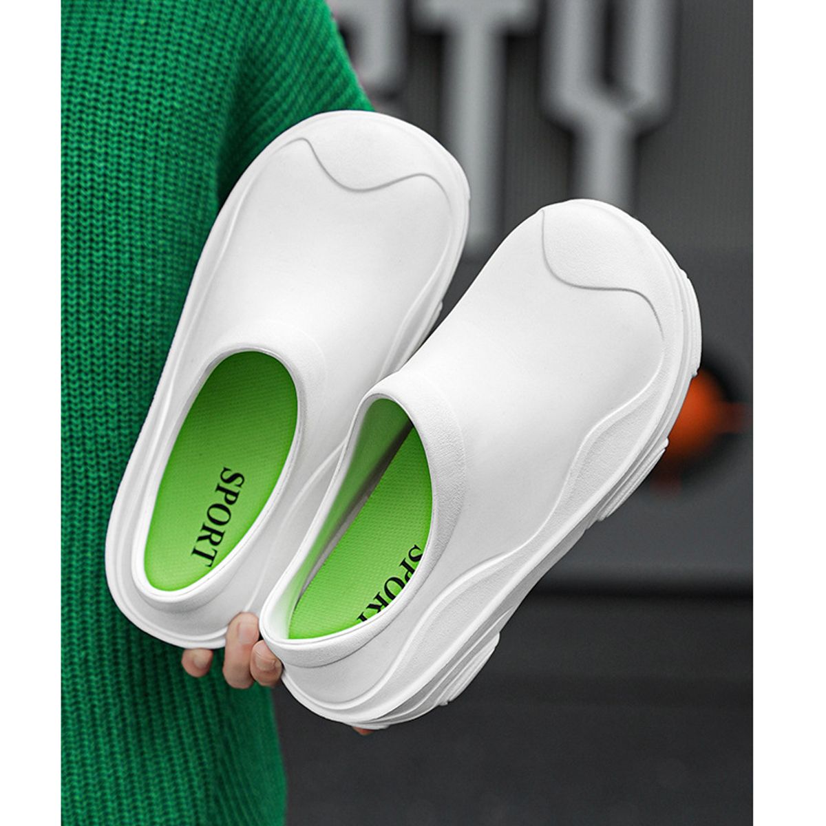 TIOZONEY - Calzado de trabajo impermeable y antideslizante