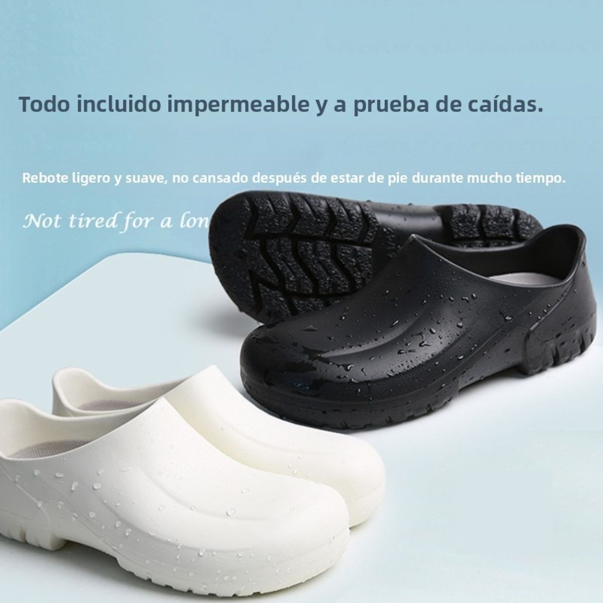 TIOZONEY - Calzado de trabajo impermeable y antideslizante