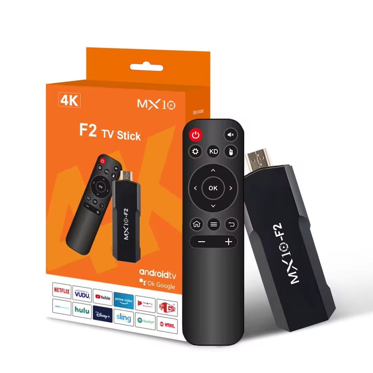 CORRERREY - Dispositivo de tv stick, 1gb, 8gb, 1 unidad, android stb mx10 F2 4k