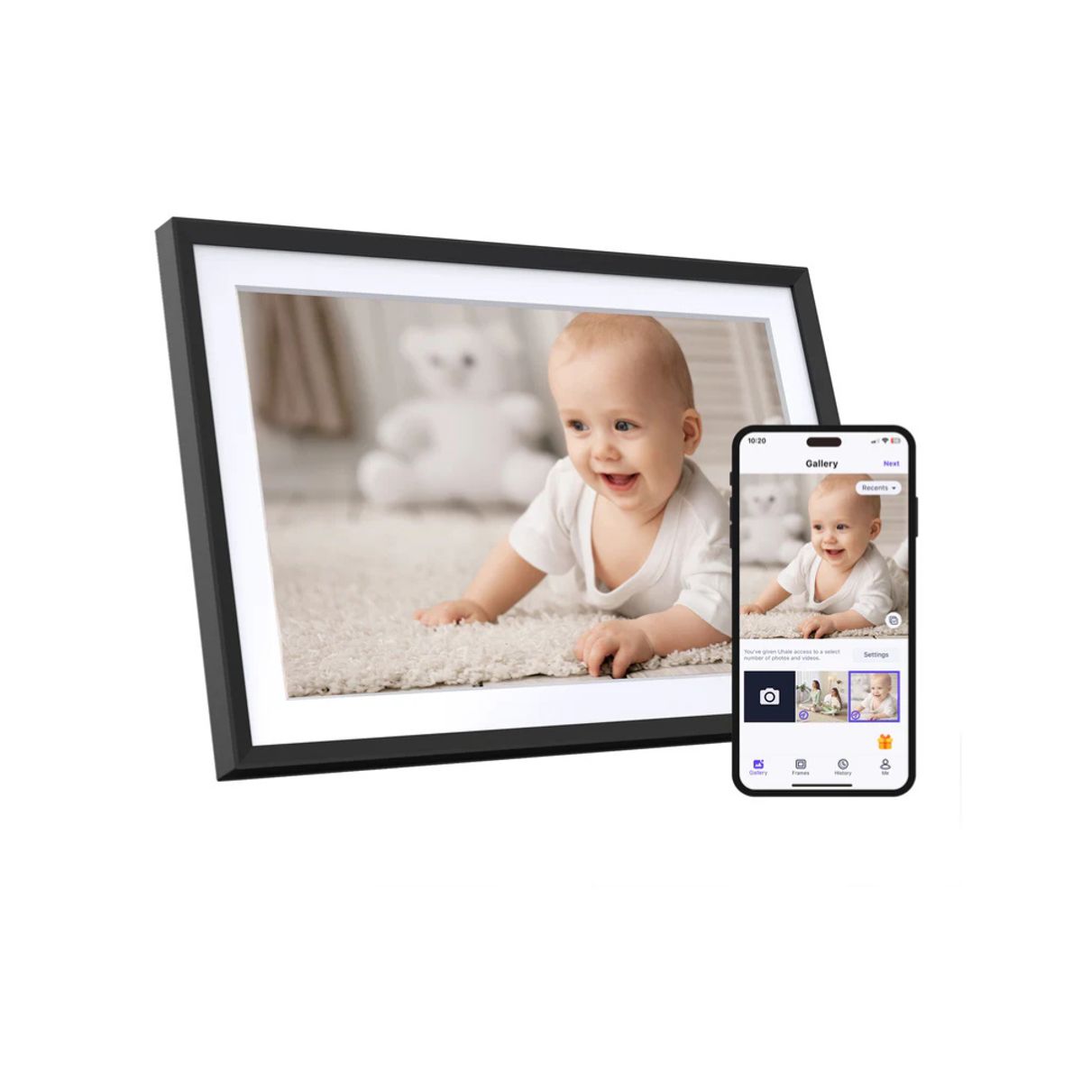 GENERICO - Marco de fotos digital Dragon Touch con pantalla táctil WiFi de 101″