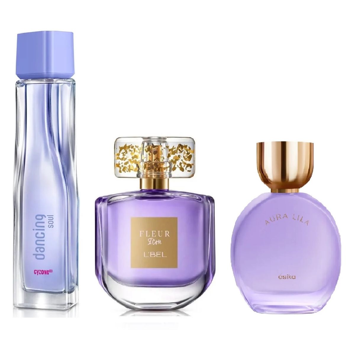 LBEL - Set Fleur Icon - Dancing soul - Aura Lila