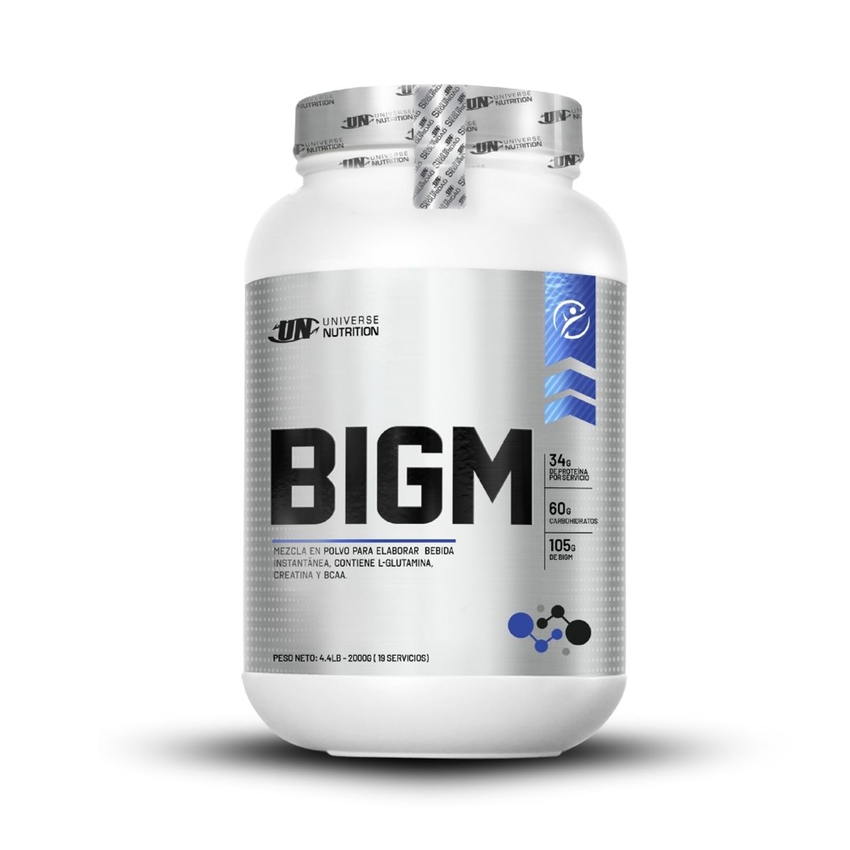 Level Pro - Proteína UN Bigm 2 Kg Cookies+Creatina Level Pro 250GrStraps
