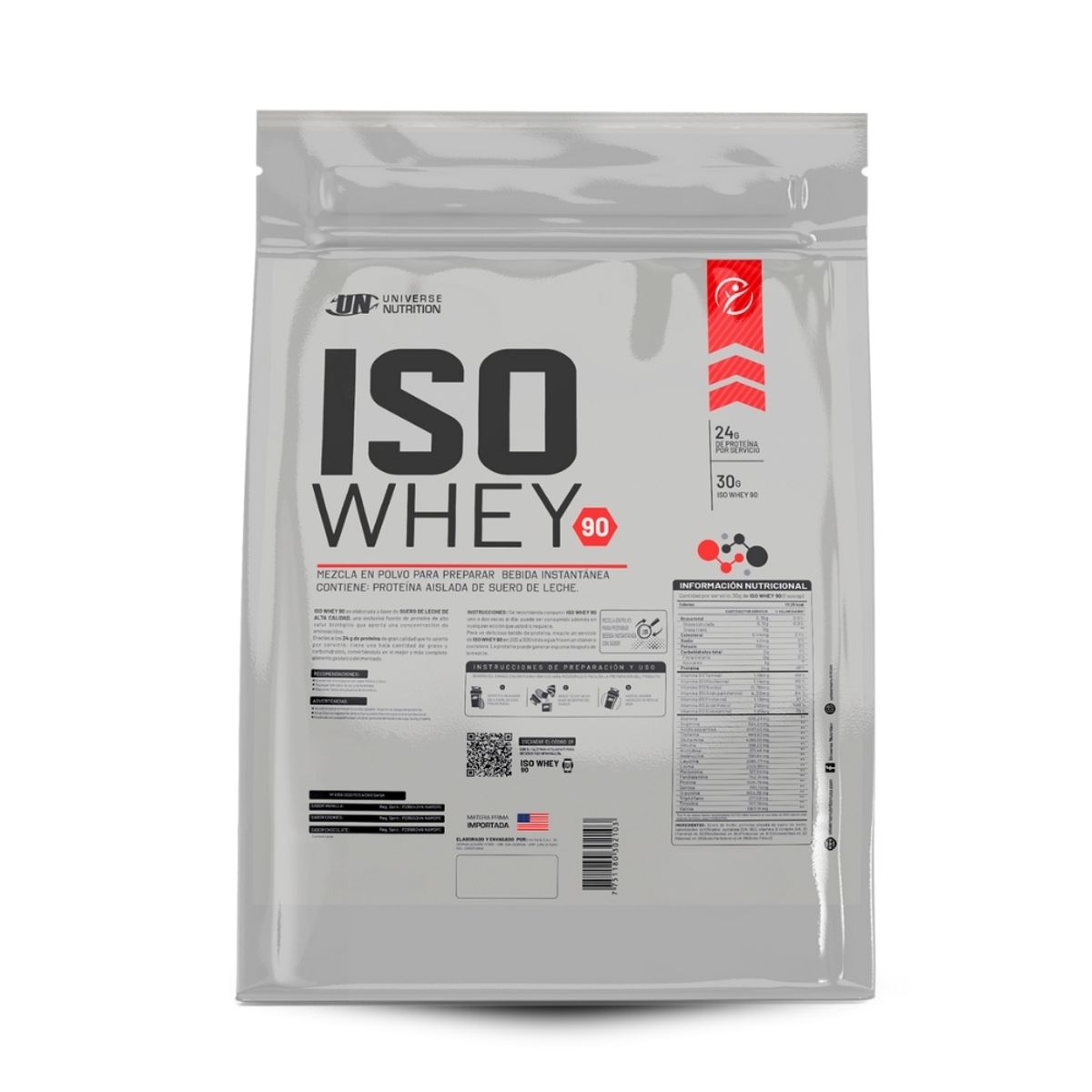 LEVEL PRO - Iso Whey 90 de 5 kg Chocolate+Creatina Level Pro 250Gr+Straps