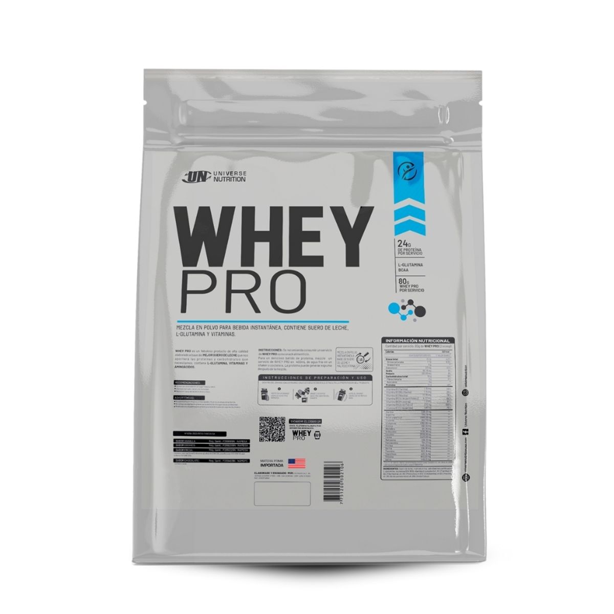 UNIVERSE NUTRITION - Whey Pro 3 Kg Chocolate+Straps
