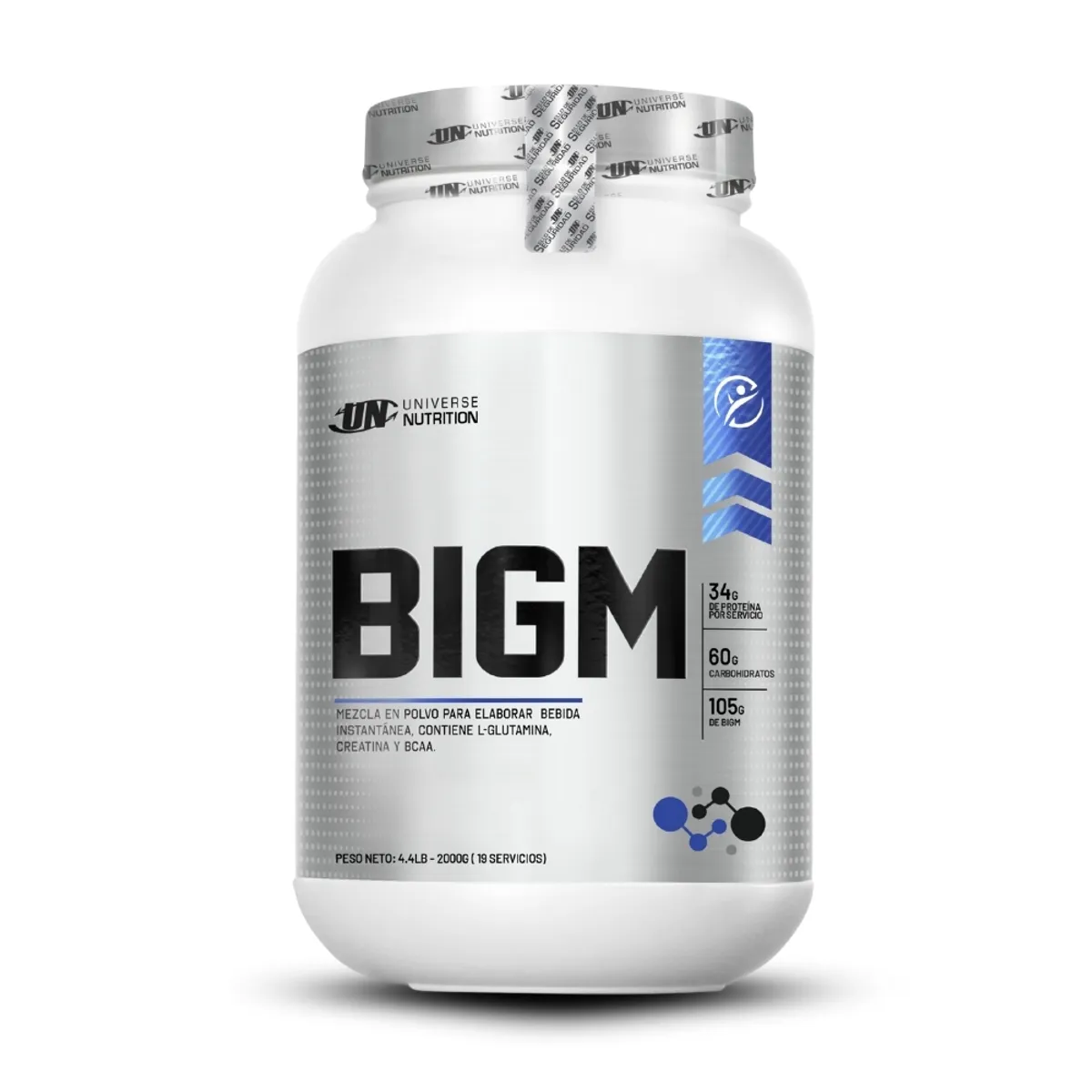 UNIVERSE NUTRITION - Proteína UN Bigm 2 Kg Cookies+Straps