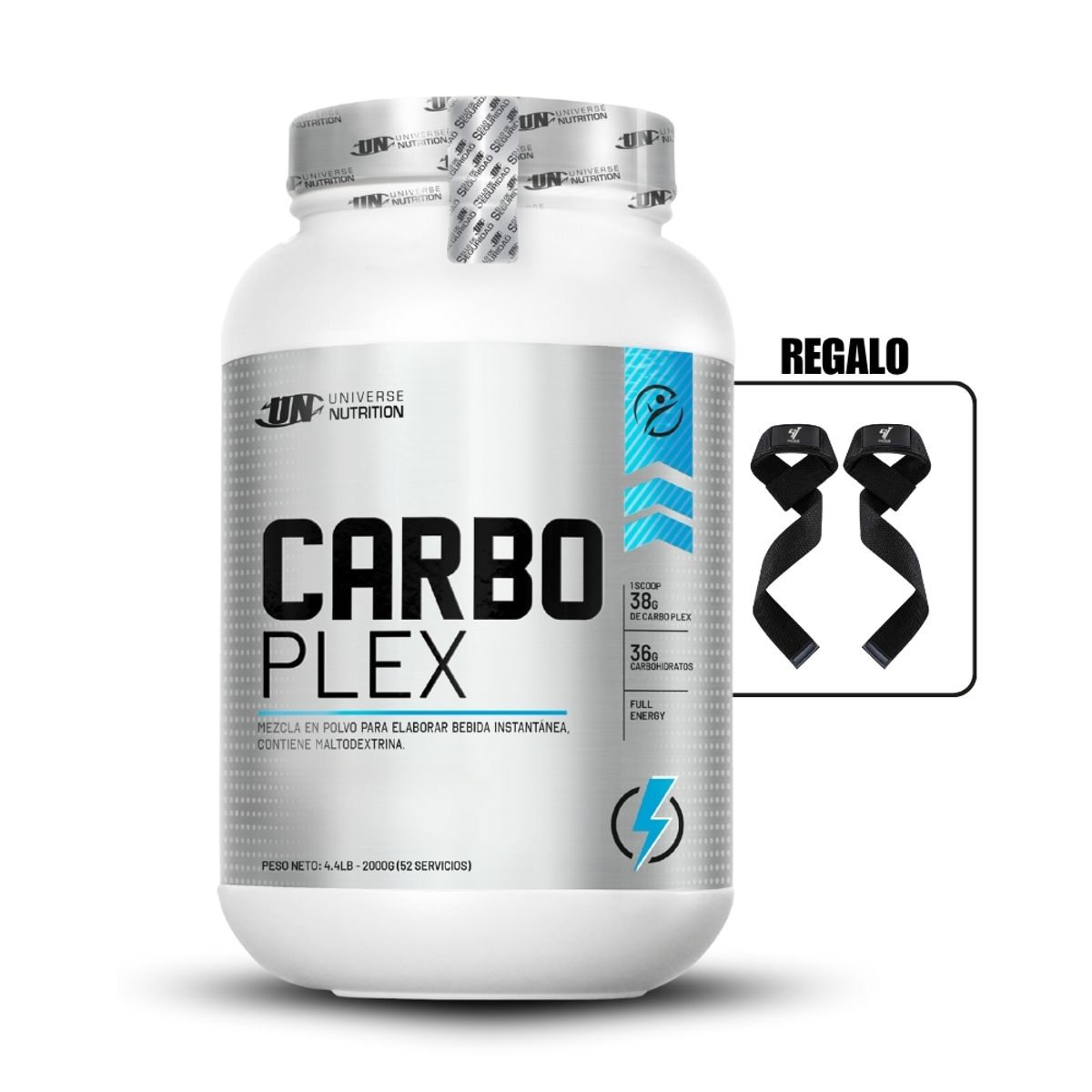 UNIVERSE NUTRITION - Carbo Plex 2Kg Naranja+Straps