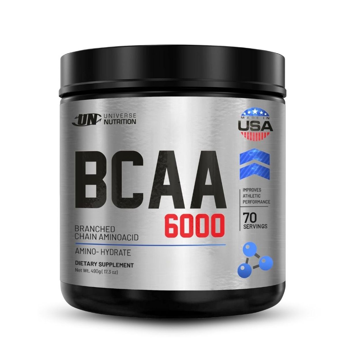 UNIVERSE NUTRITION - Aminoácidos Pro Bcaa UN 6000 490Gr Citrus Punch+Straps