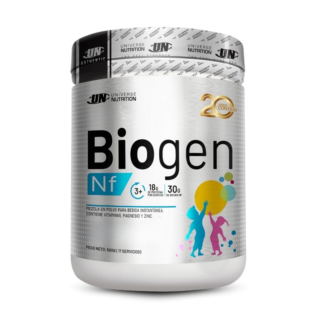 UNIVERSE NUTRITION - Biogen NF 500gr Chocolate+Straps