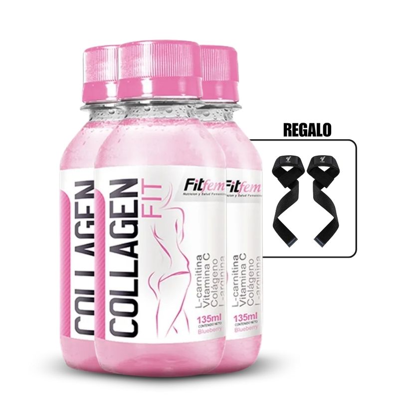 FITFEM - Colagen Fit Pack 15 Blueberry+Straps