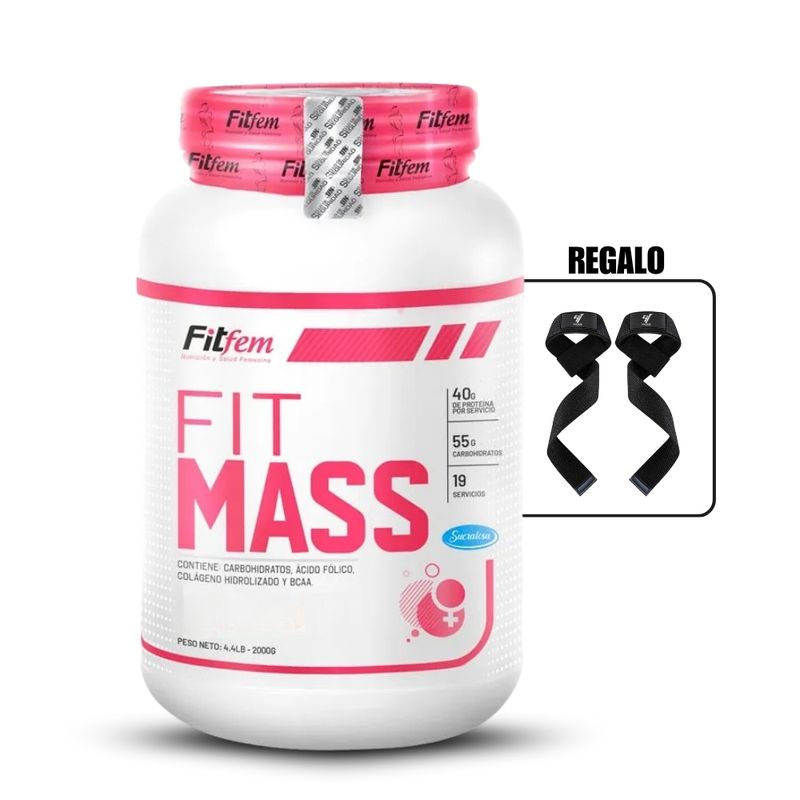 FITFEM - Fitmass 2 Kg Vainilla+Straps