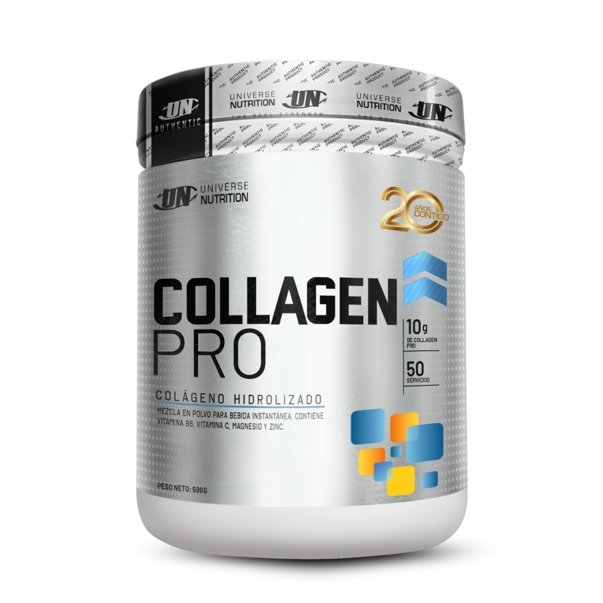 UNIVERSE NUTRITION - Colágeno Collagen Pro 500g Sandia+Straps