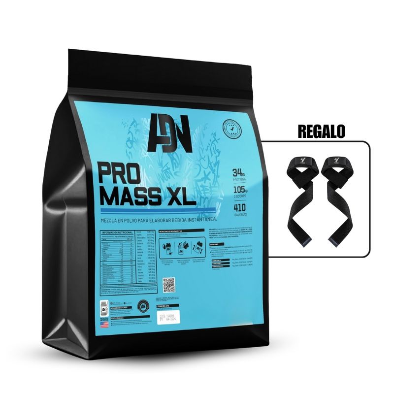 ADN - Proteína Pro mass xl 5kg Vainilla+Straps