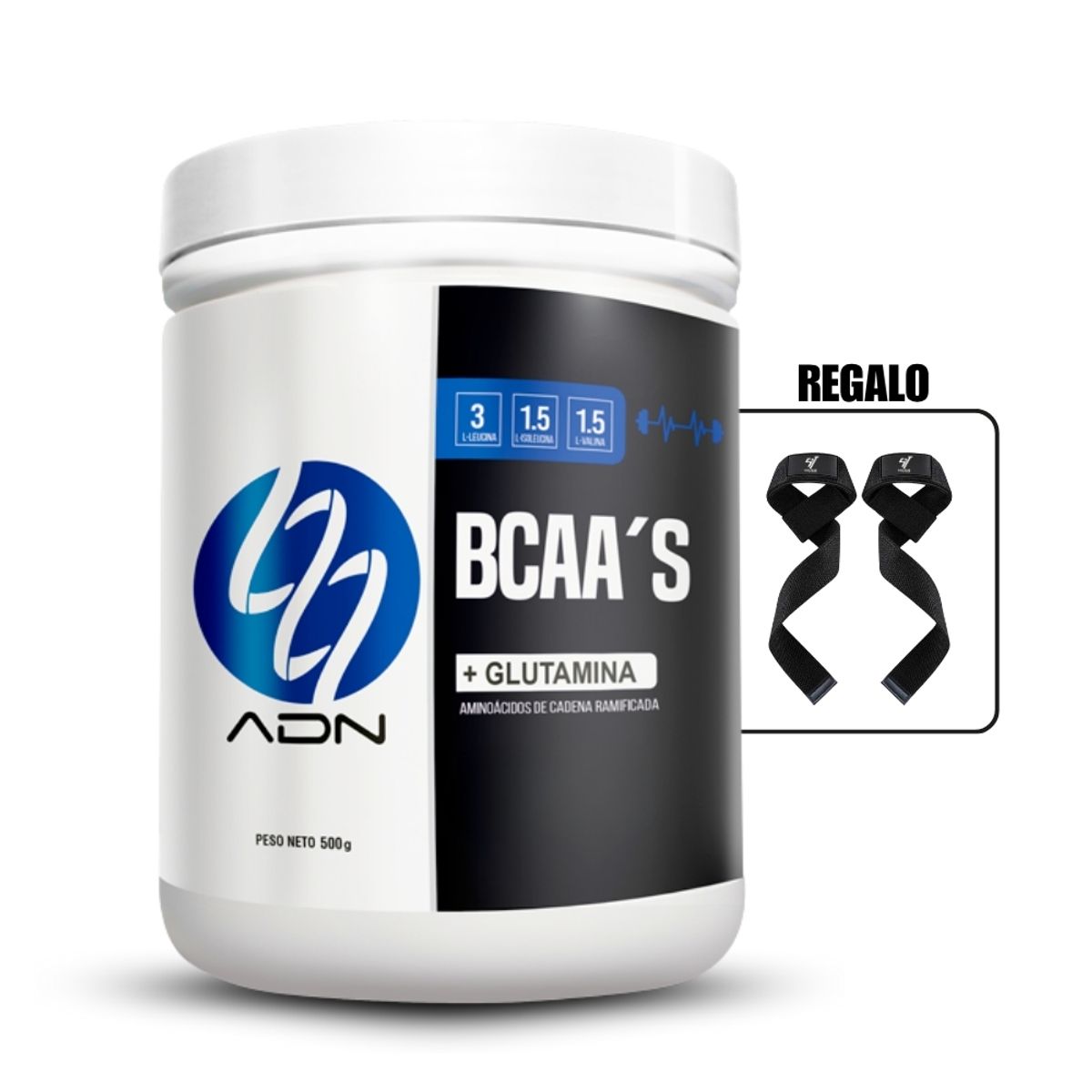 ADN - bcaa 8000 500gr ADN Nutrition Citrus Punch+Straps