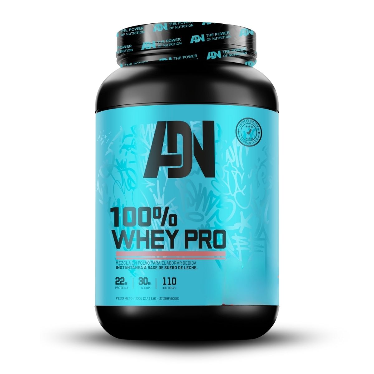 ADN - 100% Whey Pro 1.1 kg Chocolate+Straps