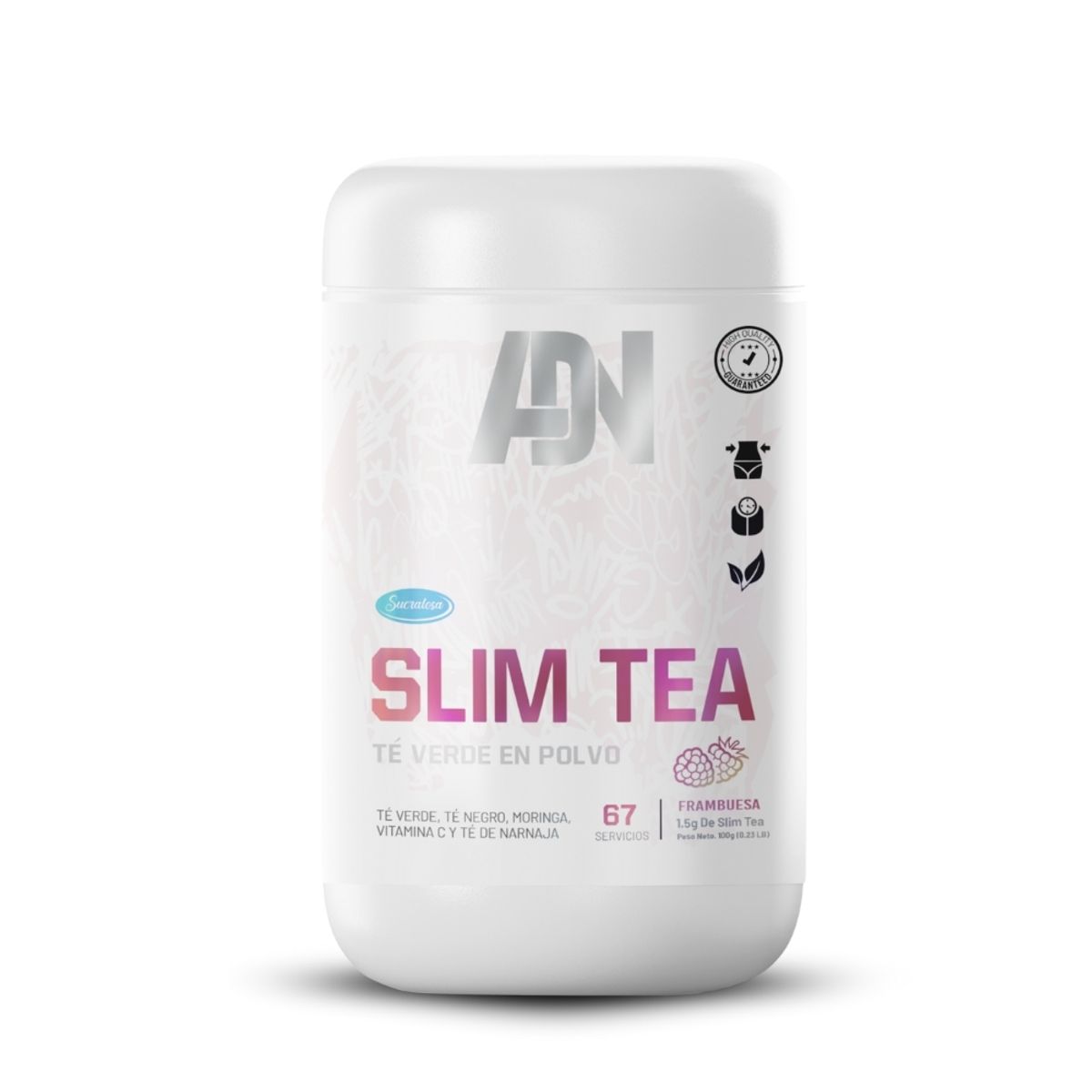 ADN - Slim Tea 500Gr Frambuesa+Straps