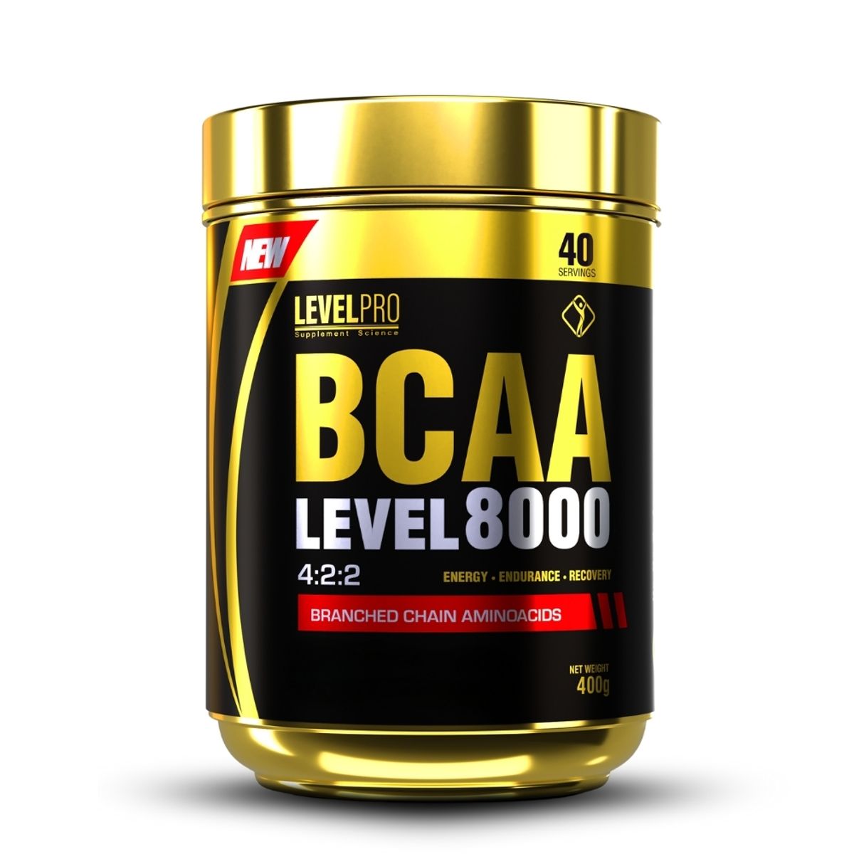 LEVEL PRO - Level Pro Bcaa Level 8.0 540 gramos Fruit Punch+Straps