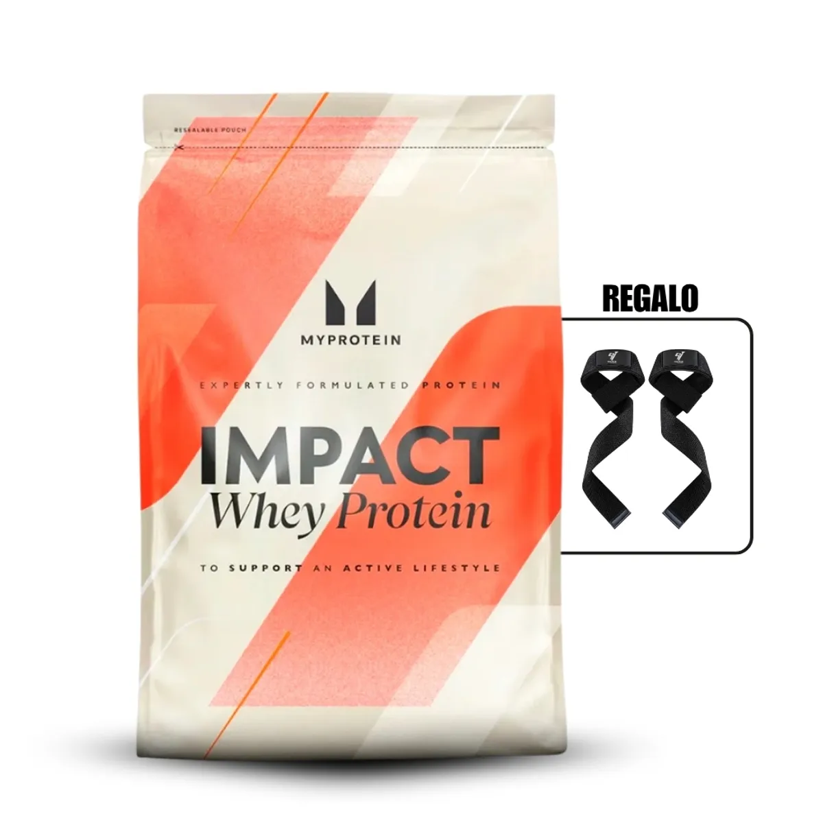 MYPROTEIN - Impact Whey Protein 1 kg Vainilla+Straps