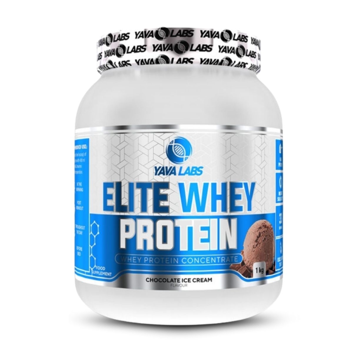 GENERICO - Proteína Yava Elite Whey Protein 1Kg Chocolate+Straps