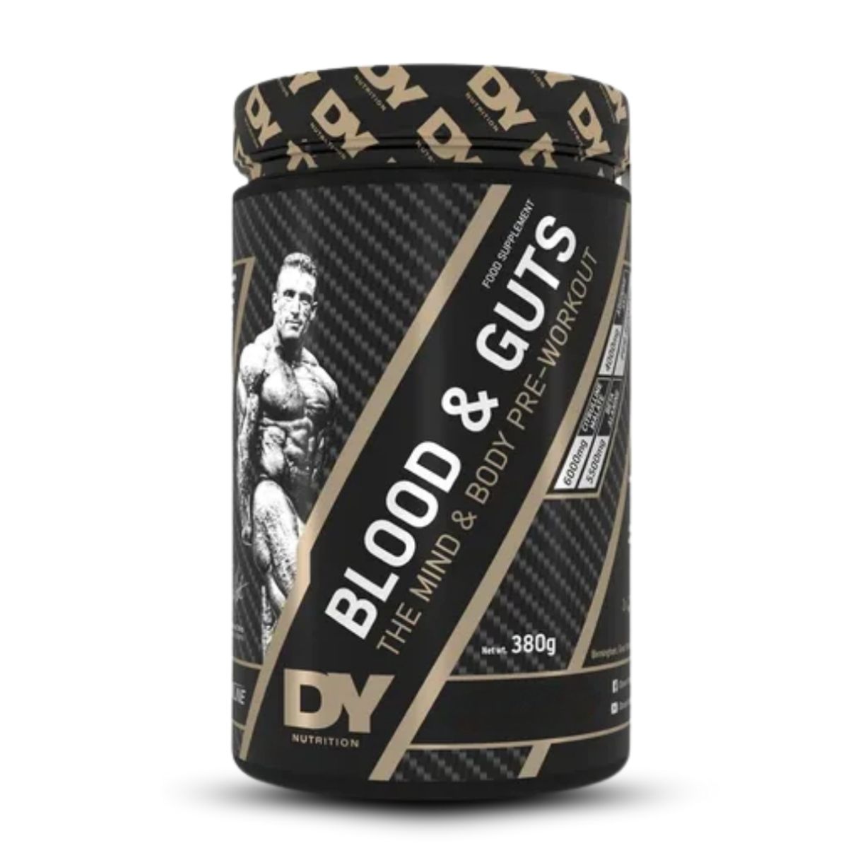 DORIAN YATES - Blood And Guts 380Gr 40 Serv Fresa+Straps
