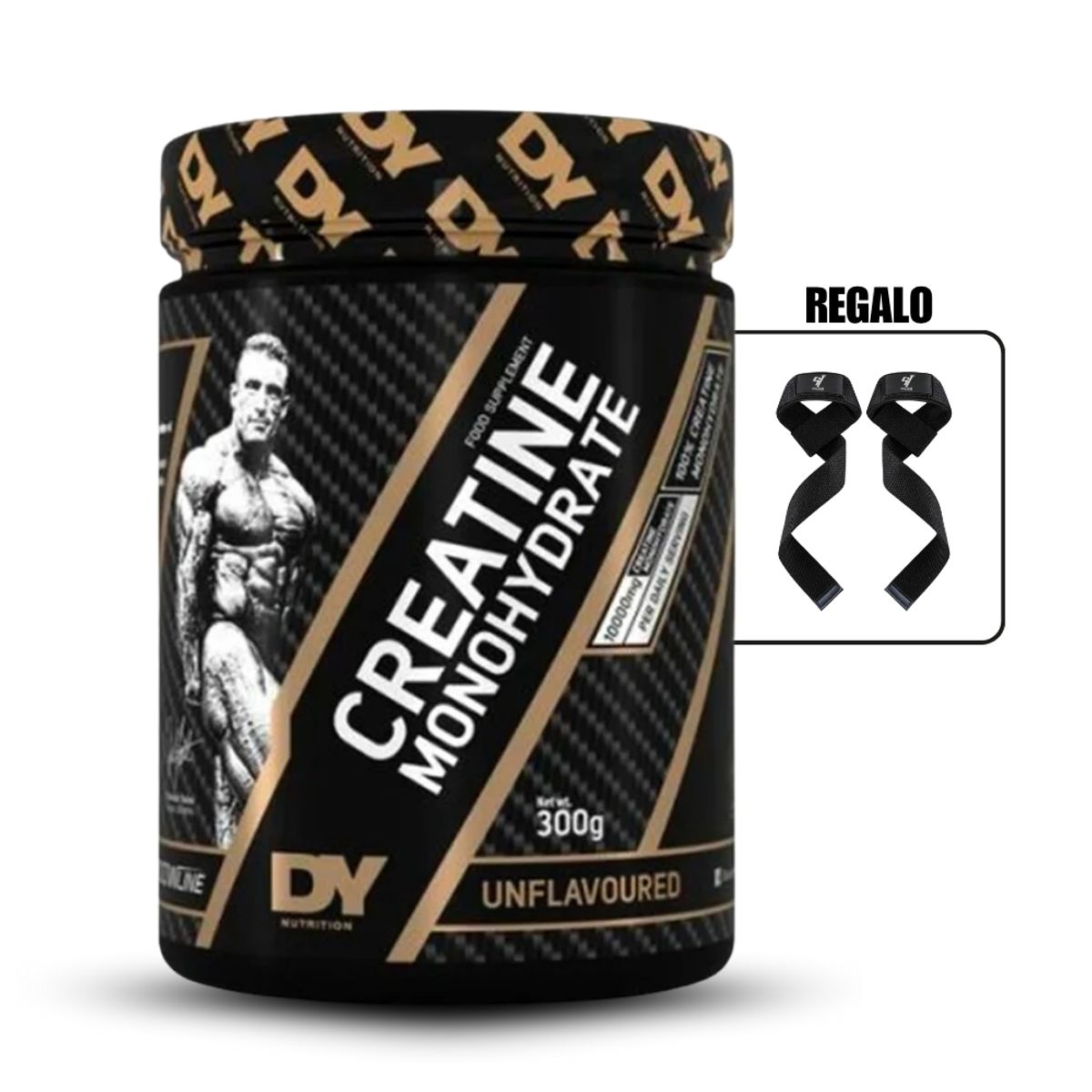 DORIAN YATES - Creatina Dorian Yates de 300gr - Creatina Monohidratada+Straps