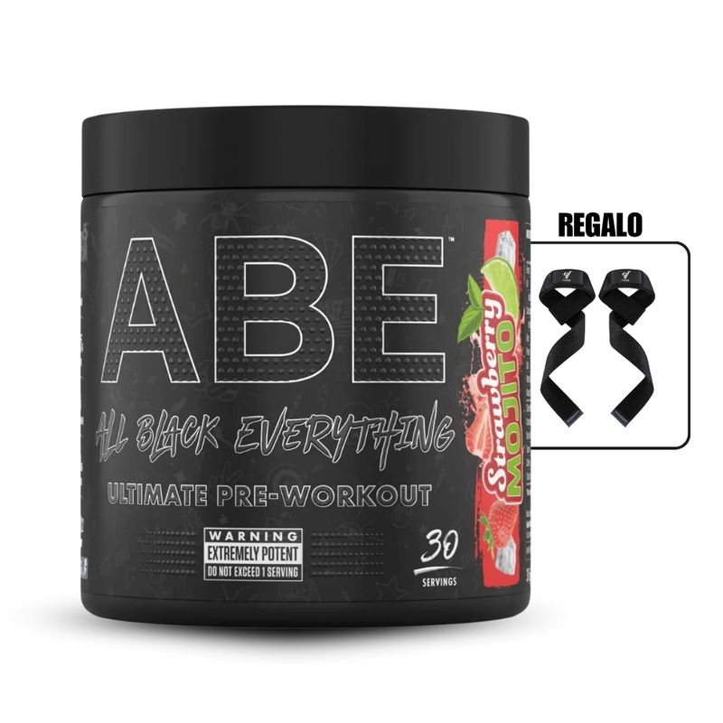 APPLIED NUTRITION - Abe Ultimate Pre-Workout 30 Sv Strawberry Mojito+Straps