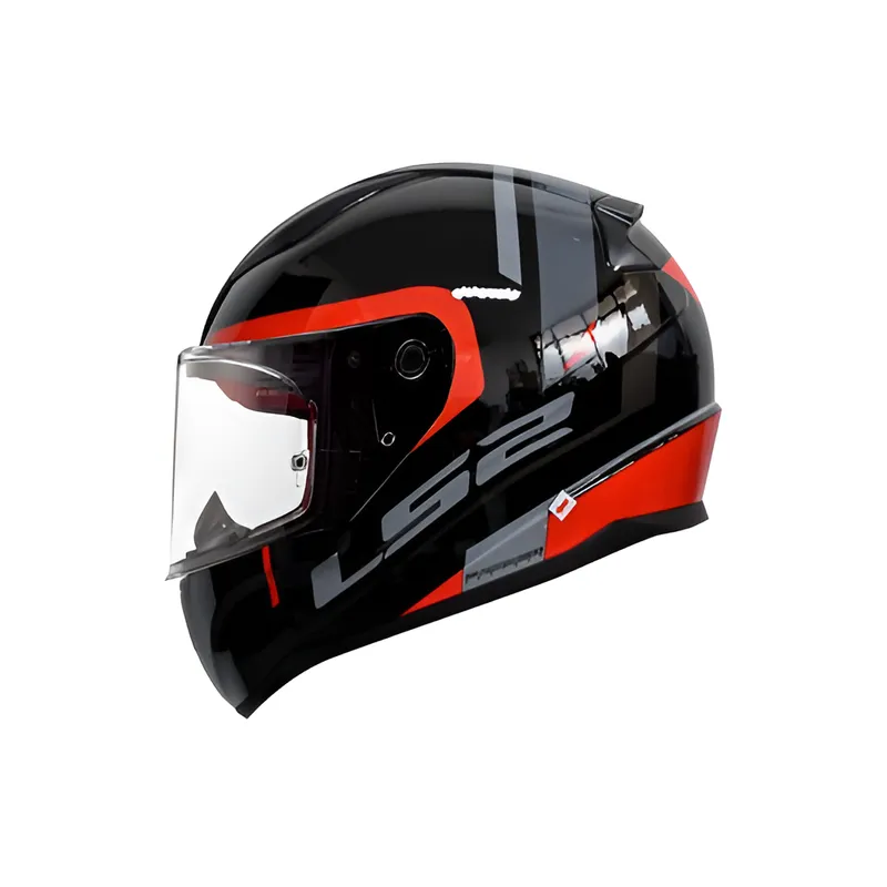 LS2 - CASCO LS2 FF353 NEGRO VISOR TRANSPARENTE Y CERTIFICADO