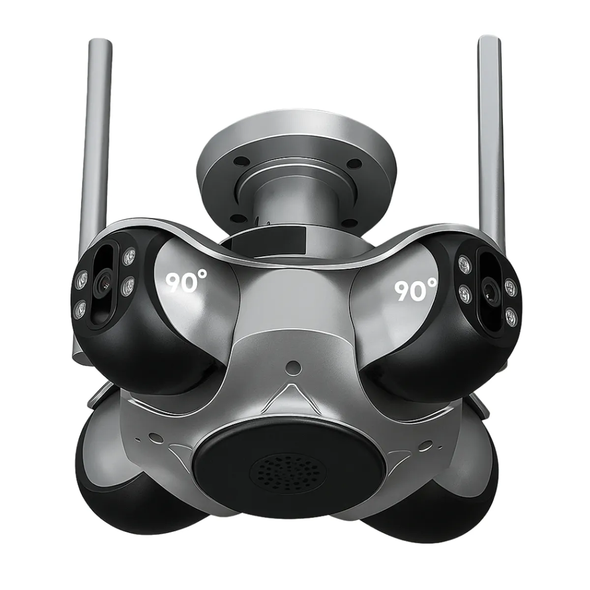 SEISA - Cámara PTZ Profesional con 4 Lentes – Vigilancia Inteligente en Alta Definición