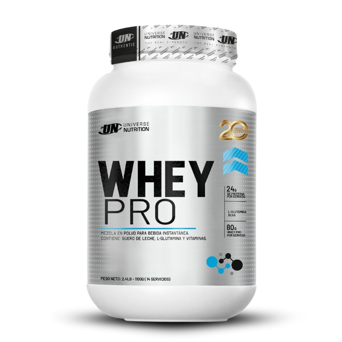 UNIVERSE NUTRITION - Whey Pro 1.1 kg Chocolate Pack X2+Straps