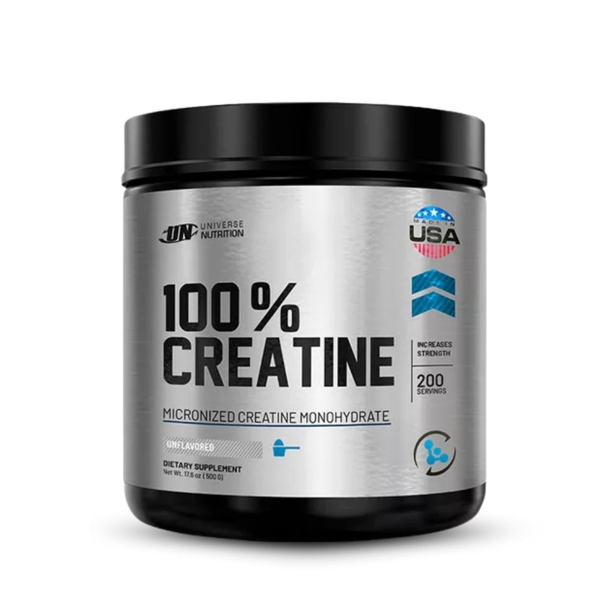 UNIVERSE NUTRITION - Creatina Monohidratada Universe Nutrition 500Gr Pack X2+Straps