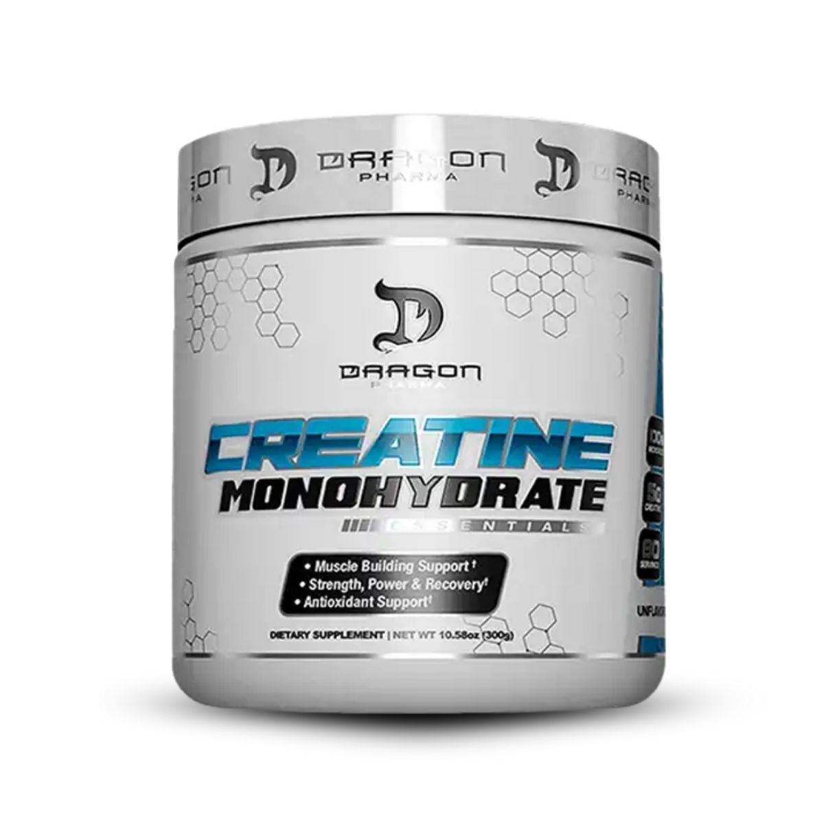 DRAG PHARMA - Creatina Dragon Pharma 300gr Pack x2+Straps