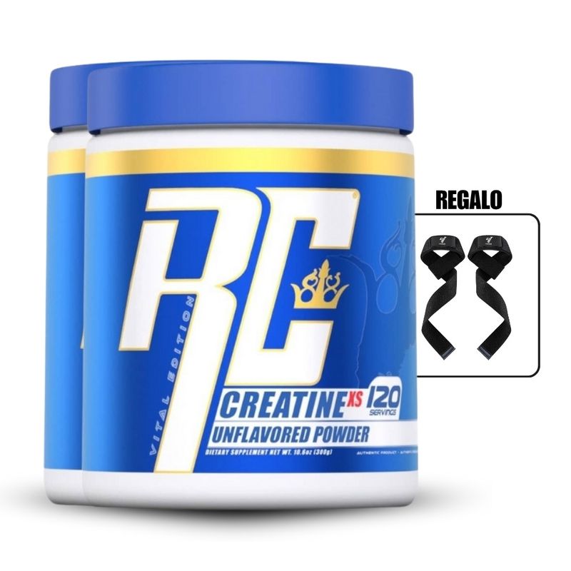 RONNIE COLEMAN - Creatina 300g Pack x2+Straps