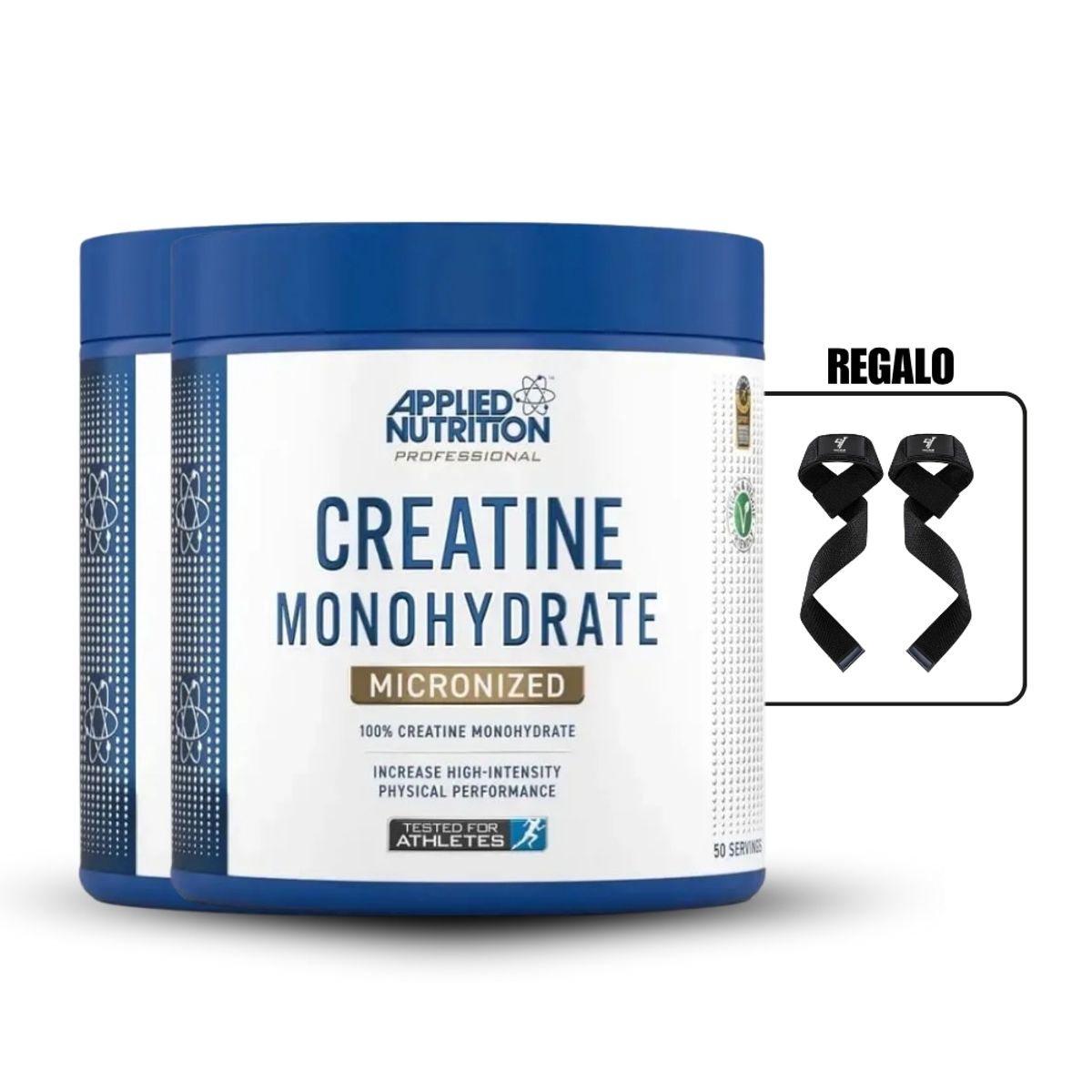 APPLIED NUTRITION - Creatina 250g Pack X2+Straps