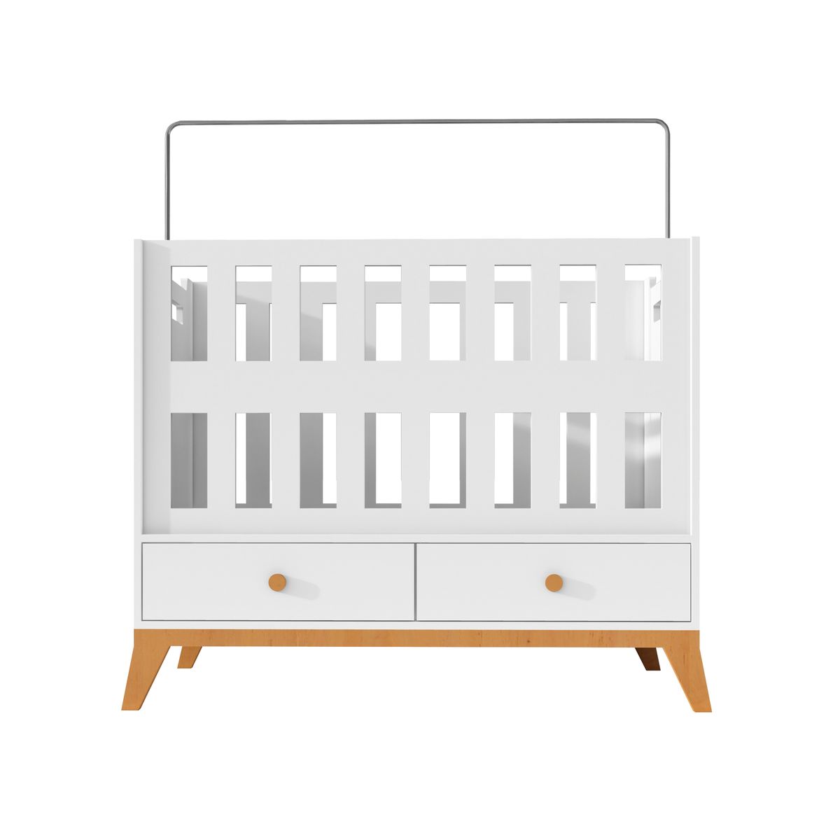 BH BARAKA HOME PREMIUM - Cuna Mia + 2 cajones - Blanco