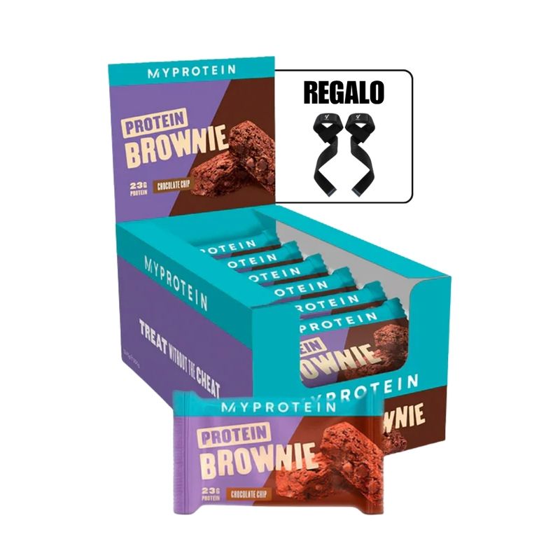 MYPROTEIN - Brownie Caja 12 Unidades+Straps