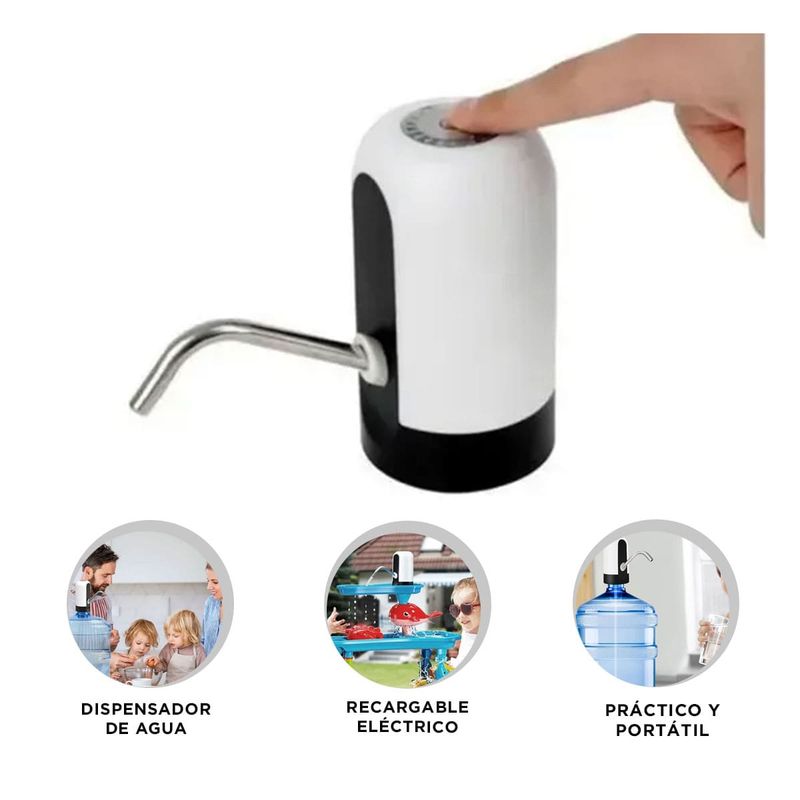 GENERICO - Pack2 Dispensador para Agua Potable Blanco Y+Regalo Agendita