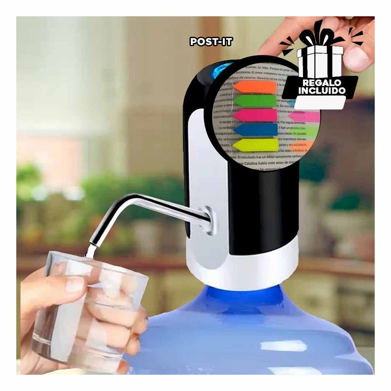 GENERICO - Maquina para Servir Agua Negro Y+Post-it Adhesivos