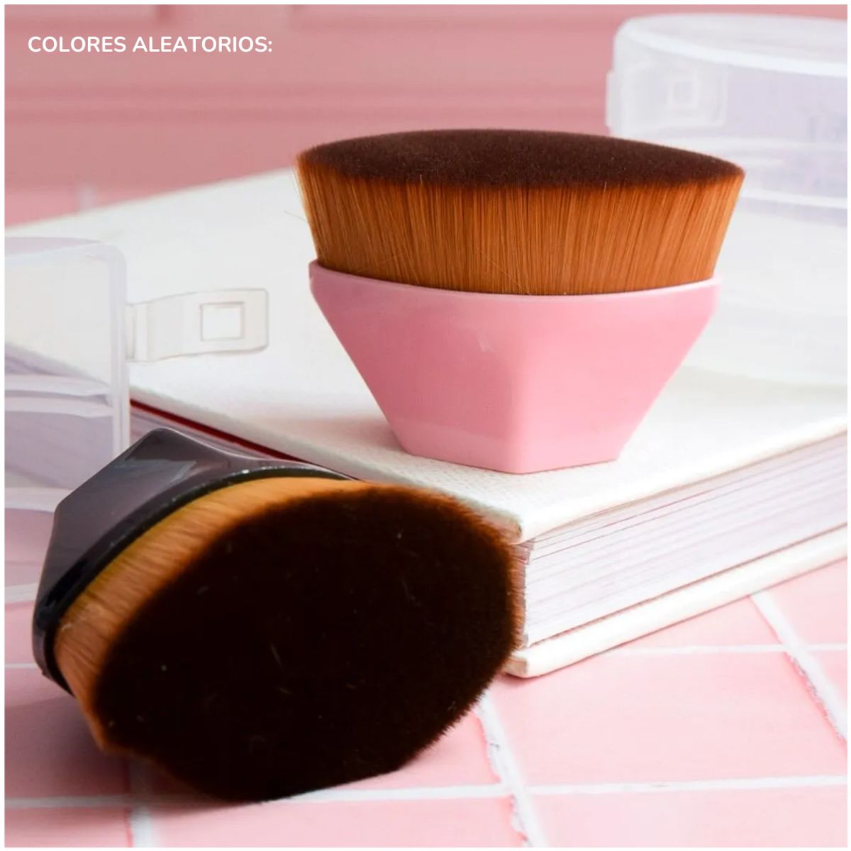 INSPIRA - Brocha de maquillaje para base diamante - regalo su esponja