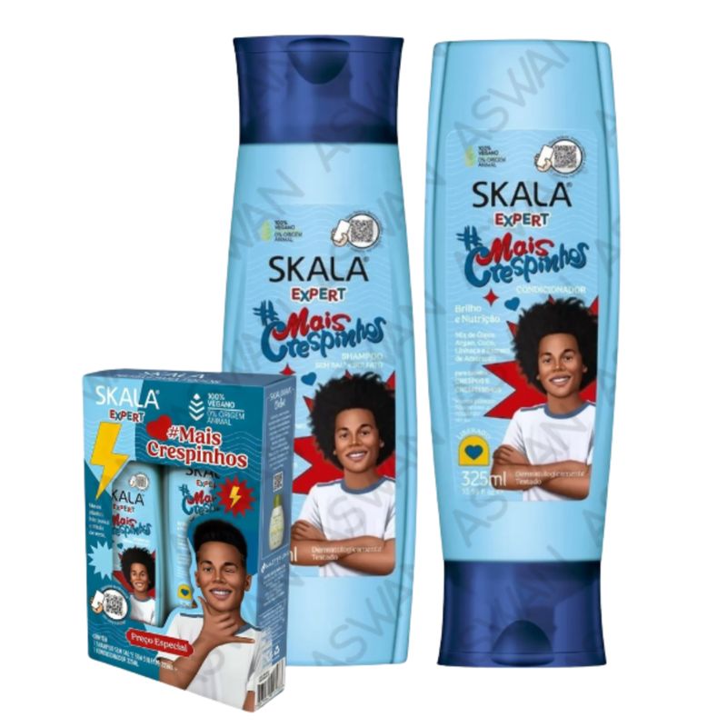 SKALA - PACK MAIS CRESPOS SHAMPOO + ACONDICIONADOR 325ML - SKALA EXPERT