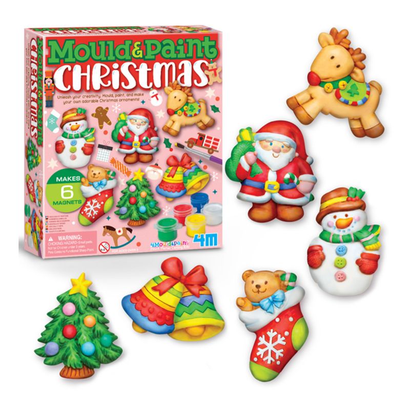4M - Moldea y pinta figuras modelo Navidad